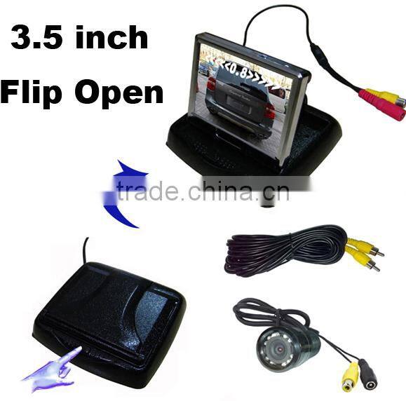 3.5" tft lcd monitor with camera and parking sensor