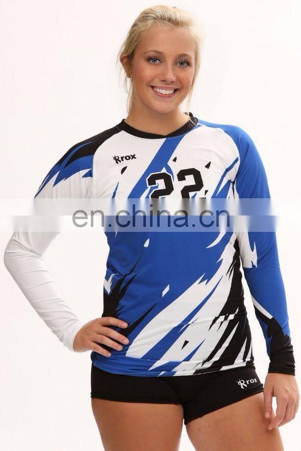 High five short sleeve solid volleyball Jersey,design Custom baseball uniform,team work volleyball uniforms