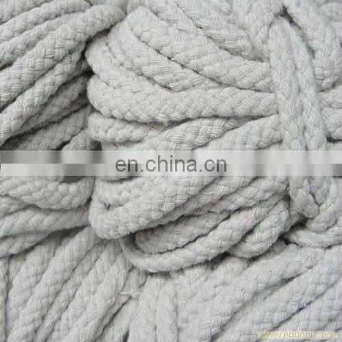 black cotton braided rope