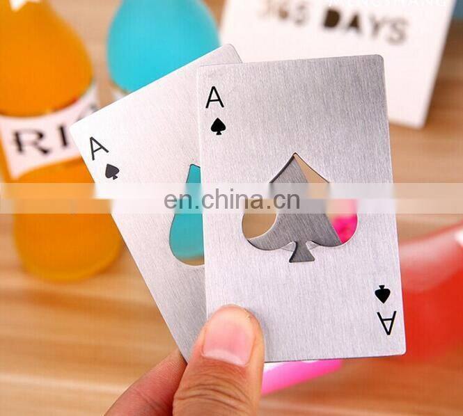 Just Arrival Promotional Party Favors Playing Card Ace Bottle Opener
