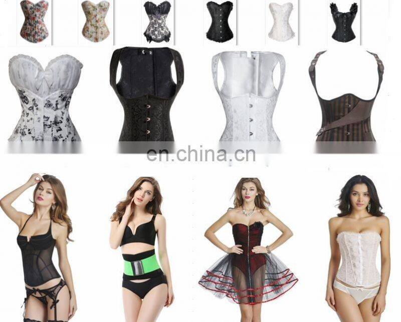 Macture Women Sexy Leather Rivet Corset Dress