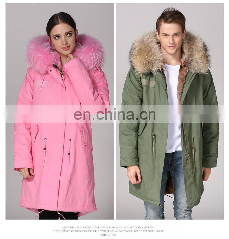 New Collection Ladies Winter Coats And Men long parka plus size for couple lover