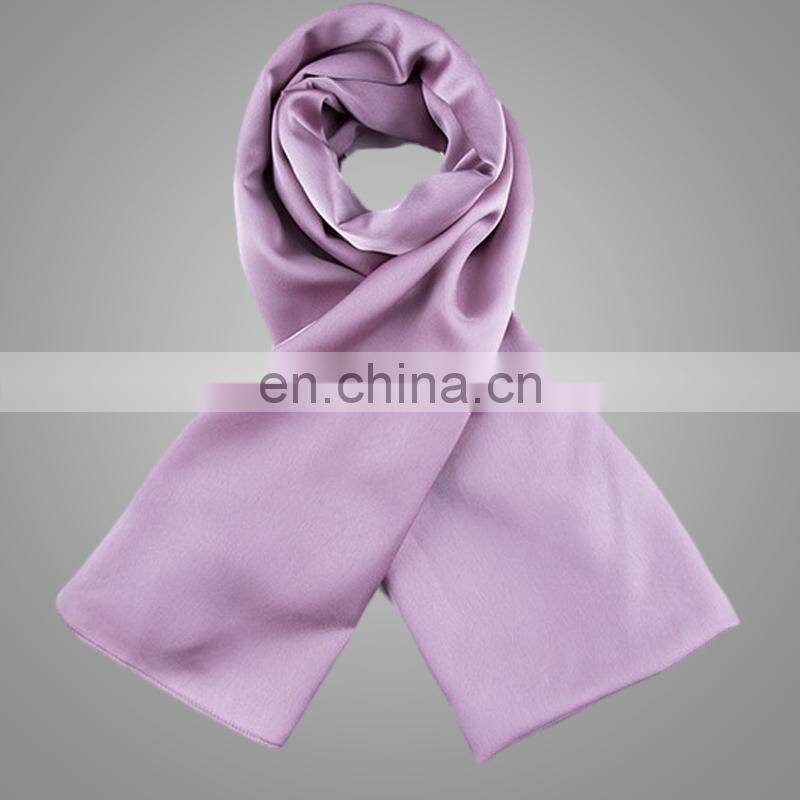 Muslim Women Light Purple Hijab Satin OEM Scarf Shawl Islamic Accessories New Designs