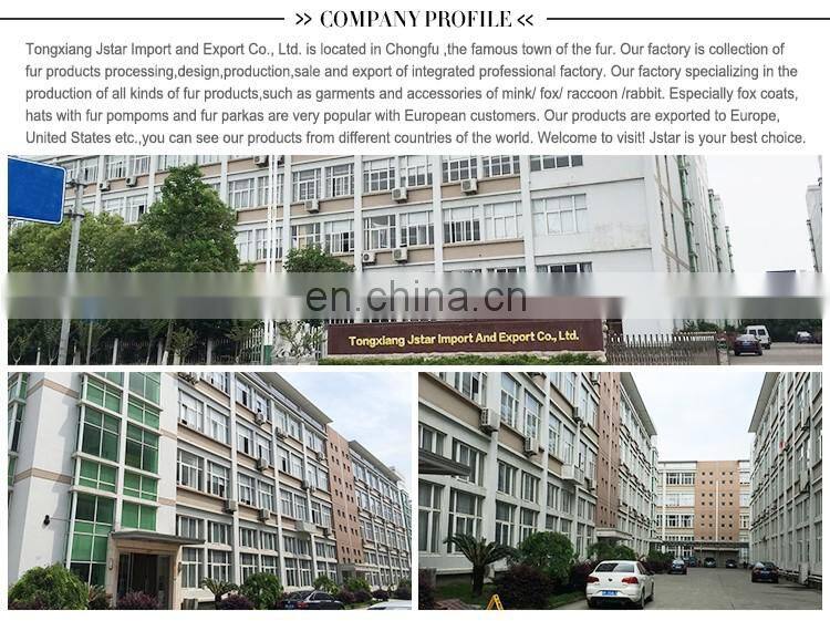 Fashion design mr and mrs fox fur jacket with fur inside