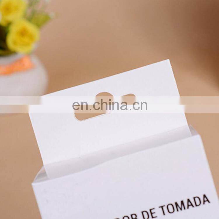 folding gift box recycle material folding cheap paper box for mini electronic equipment packing