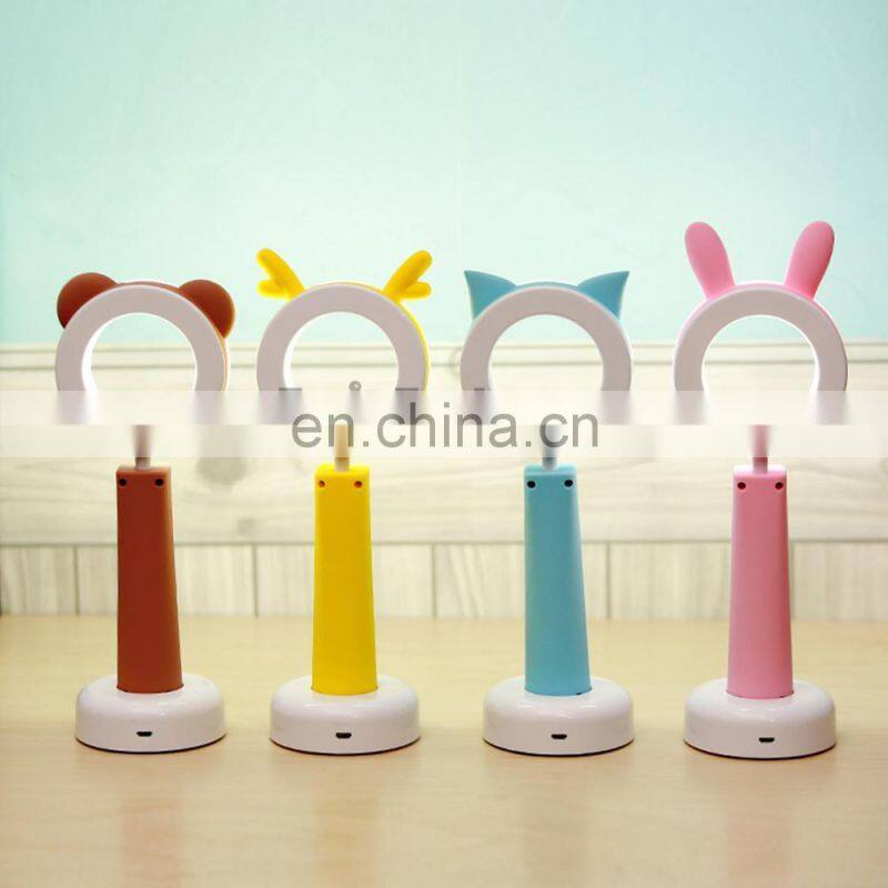 2017 Hot Sale Rechargeable Eye Protection Cartoon Led Night Light Cartoon Lamp