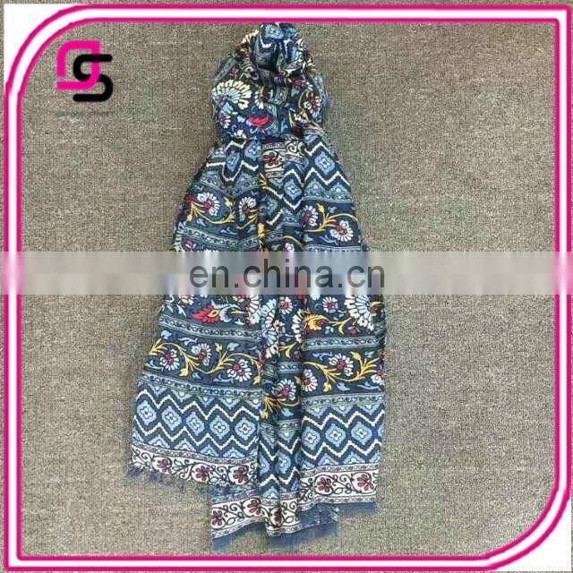 wholesale Fashion ladies restoring ancient ways national bohemian print scarf