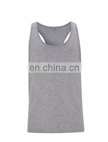 5%spandex 95% cotton fashion style fitness tank top for men with factory price