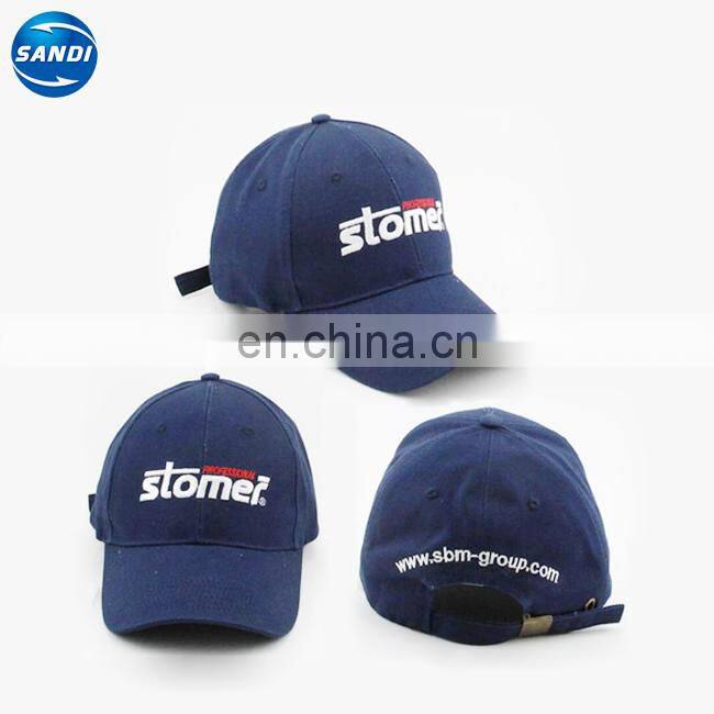 Promotional custom 6 panel golf sports cap