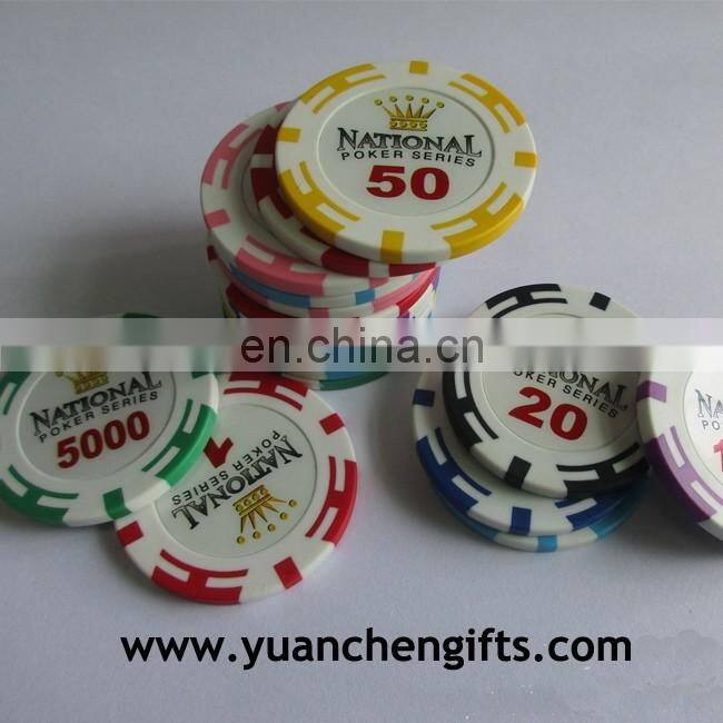 Popular UK golf plastic poker chip ball marker for bulk selling