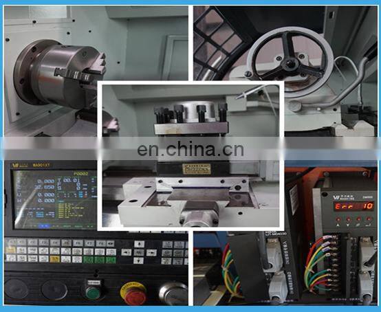 CK6136 small pneumatic lathe machine with automated