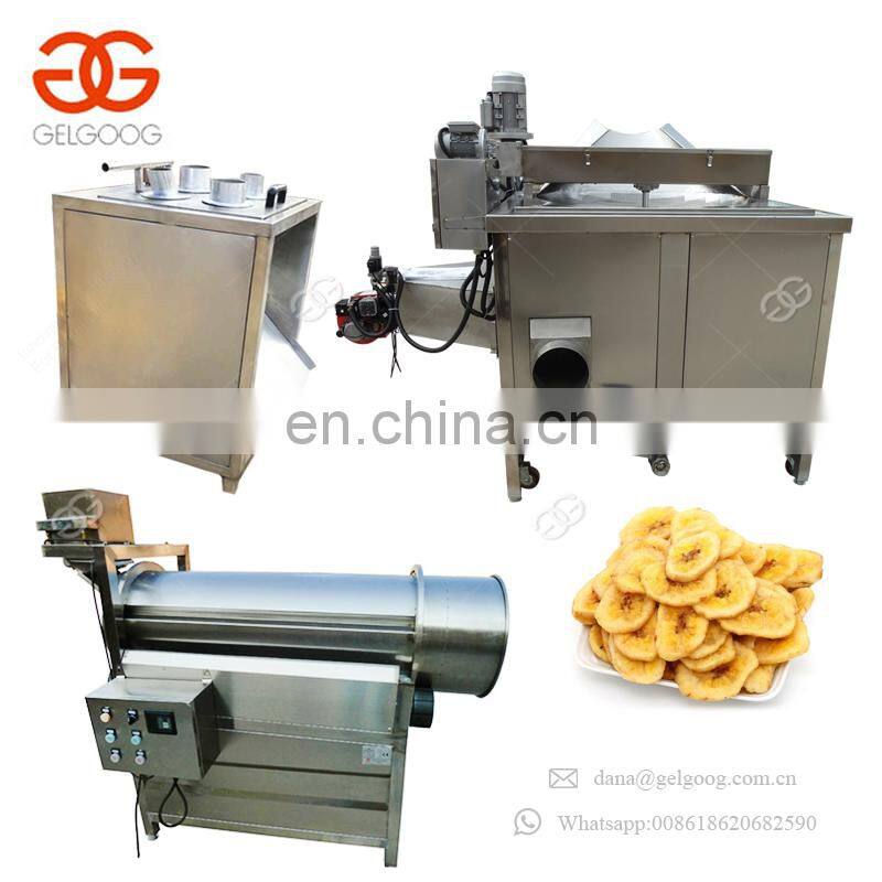 Cassava Crisps Frying Sweet Potato Chips Making Machine