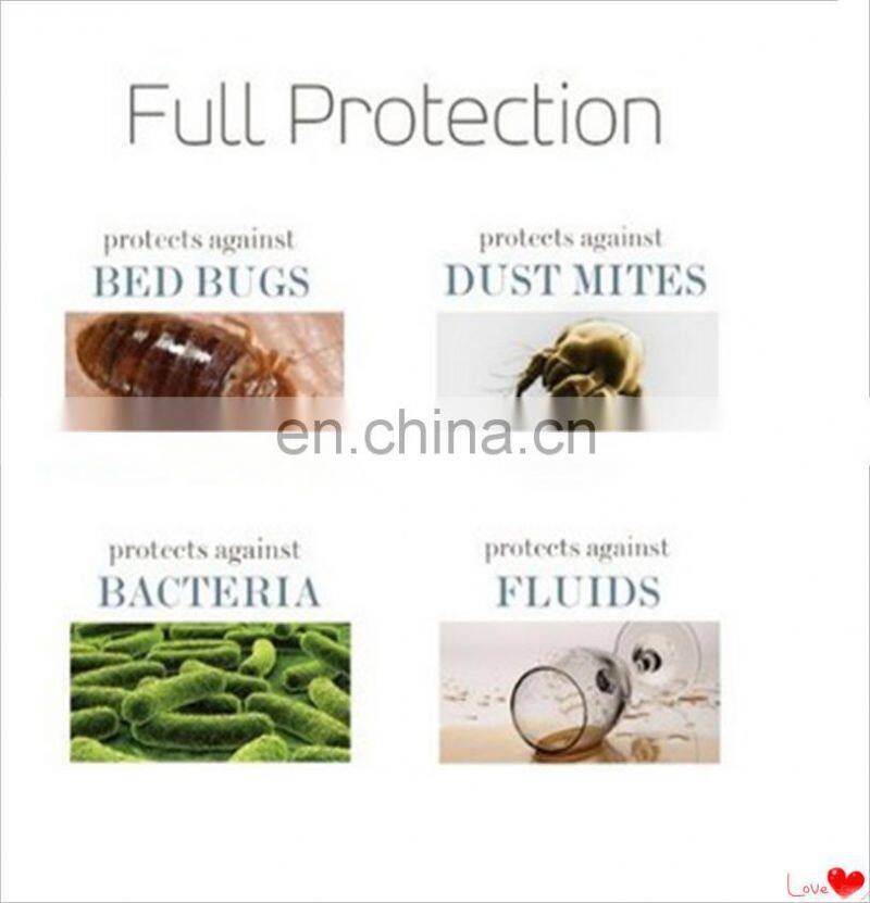 Waterproof Fitted Quilted Crib and Toddler Protective Pad Cover (White) Mattress