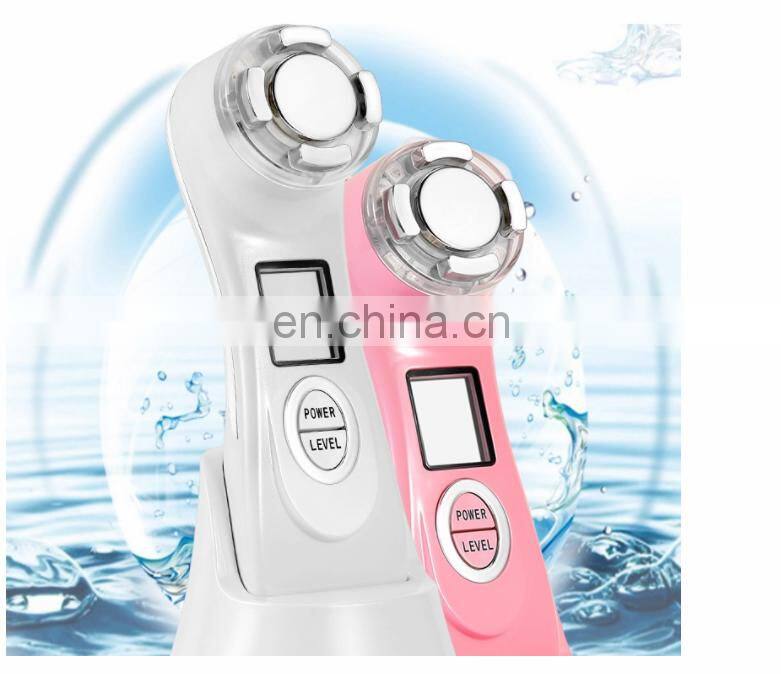 Multifunction Color Photon RF Vibration EMS Massage Cleaning Instrument Electronic Beauty Instrument