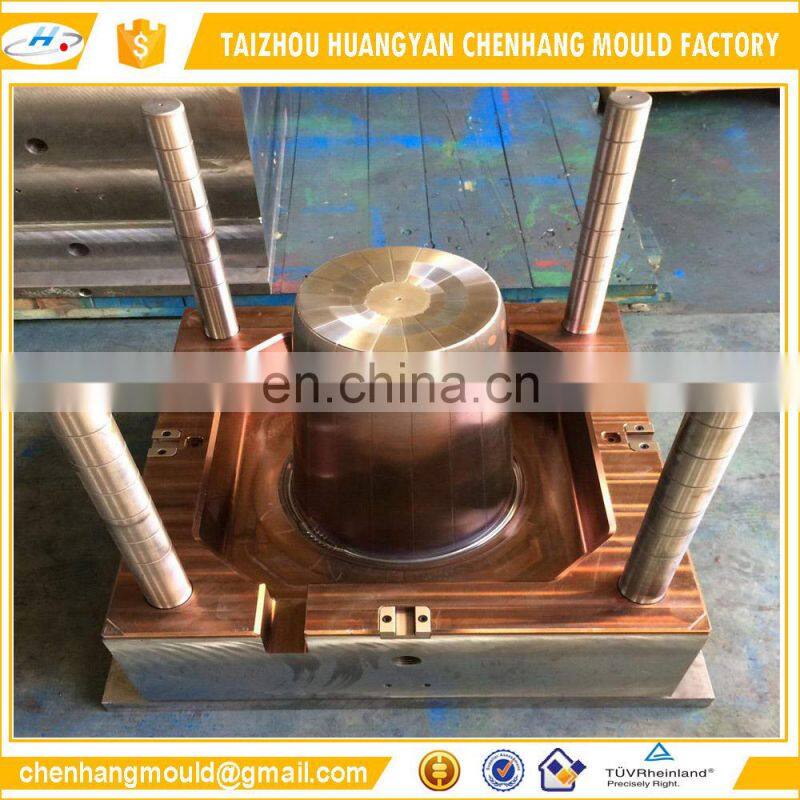 10liter plastic bucket mold making, used paint bucket mold