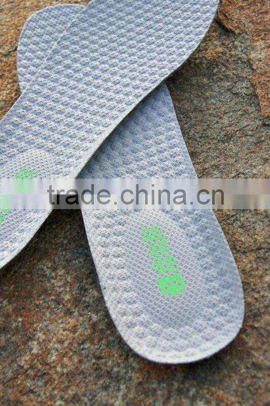 Bamboo and polyester fiber Funtional Insole board for sports footwear