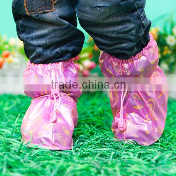 new design wholesale kids rain boots rain shoe cover