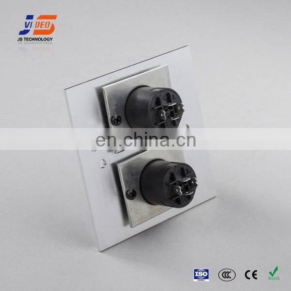 Sand blasting Rj45 Usb data wall face plate  mounted socket outlet