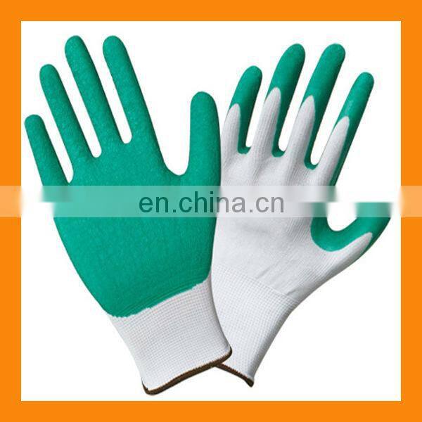 10 Gauge Grey Safety Construction Gloves Latex Gloves Latex Coated Gloves
