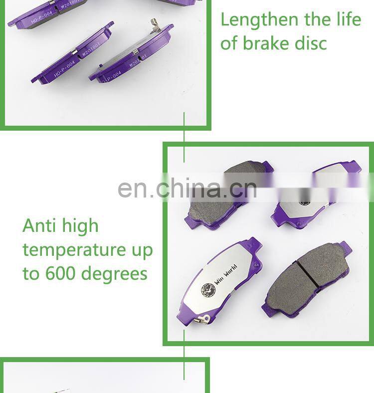 Auto parts market brake pad in guangzhou for Grandis/Galant/Outlander/Soveran/Lancer EX/Peugeot4008/SEBRING