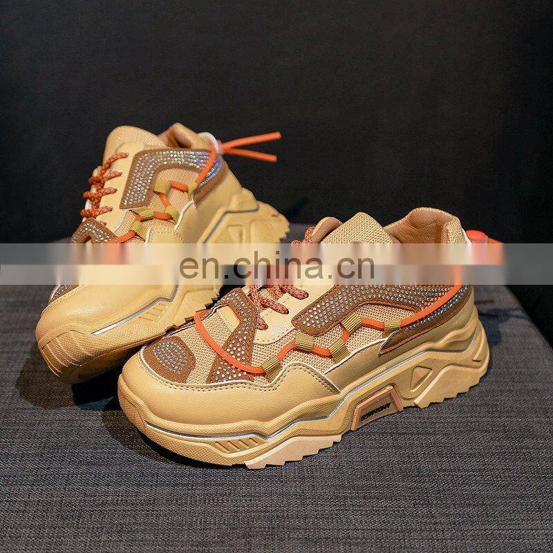 Factory Outlet Christmas 2021 New Products Luxury Fashion All-match Trend Ladies Casual Customized Outlet Fashion Sneakers
