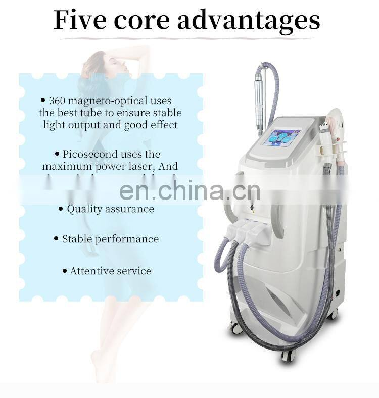 OPT 360 magneto-optical SHR fast hair removal machine Picosecond laser eyebrow washing IPL rejuvenation Beauty equipment