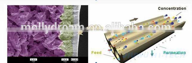 ceramic membrane for water oil separation