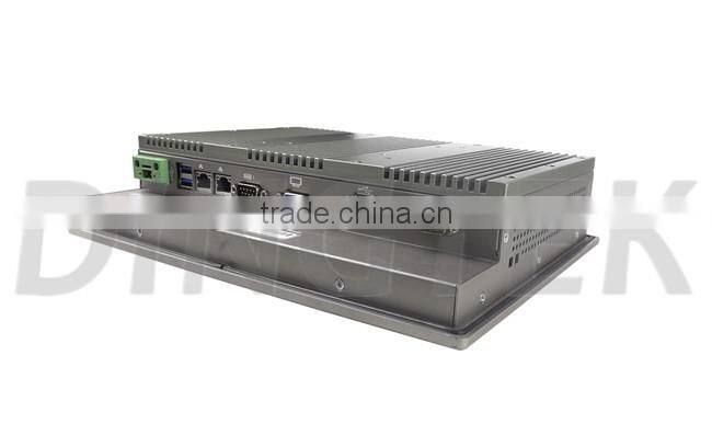 DT-P104-I Industrial fanless i3/i5/i7 CPU 10.4" touch screen panel pc intel motherboard