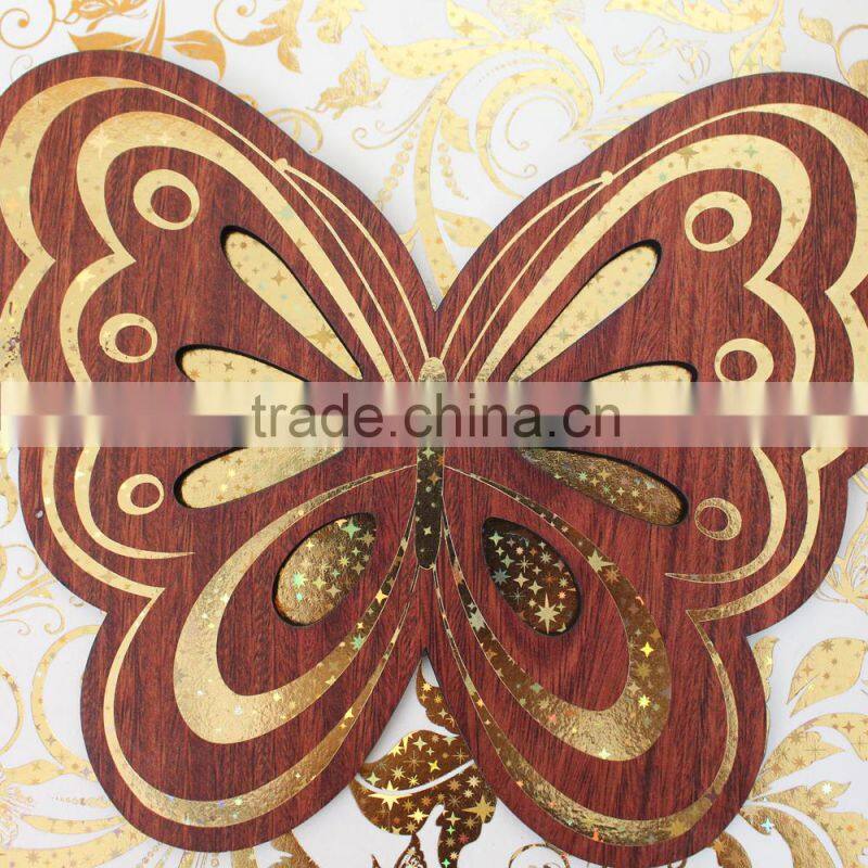 2016 Alibaba China Design Handmade Butterfly Wedding Invitations