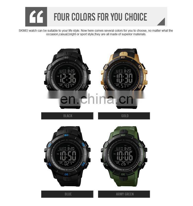 Skmei 1475 Fashion Military Sport Watch Men Wristwatch Waterproof Alarm Chronograph Digital Movement