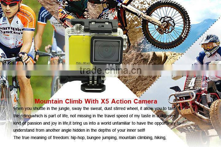 2016 New 4k Sport Camera 1080P 60fps Wifi Action Camera Support 50 Meters Waterproof