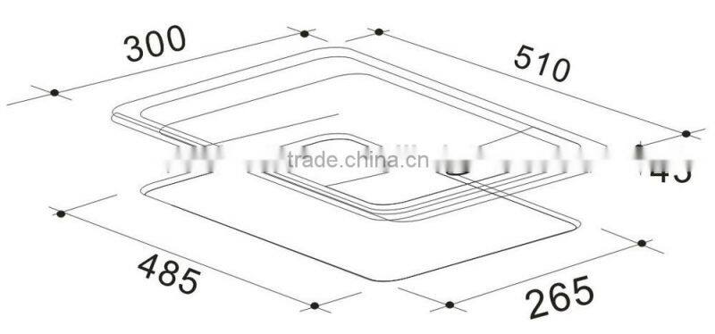 cabinet single burner gas stove for sale