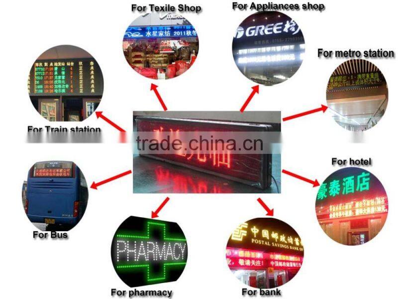 Single white color blue color LED Display for score board