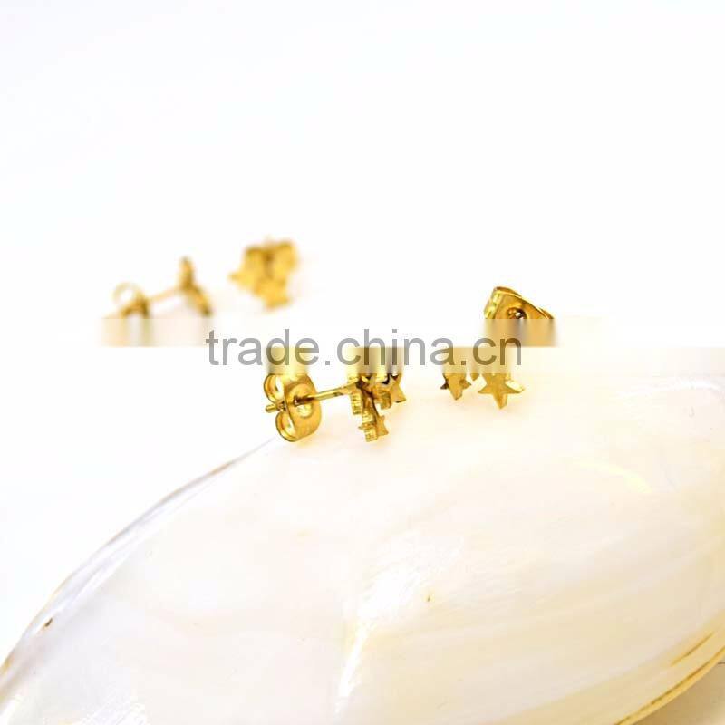 simple gold earring designs for women cheap stars fashion earring