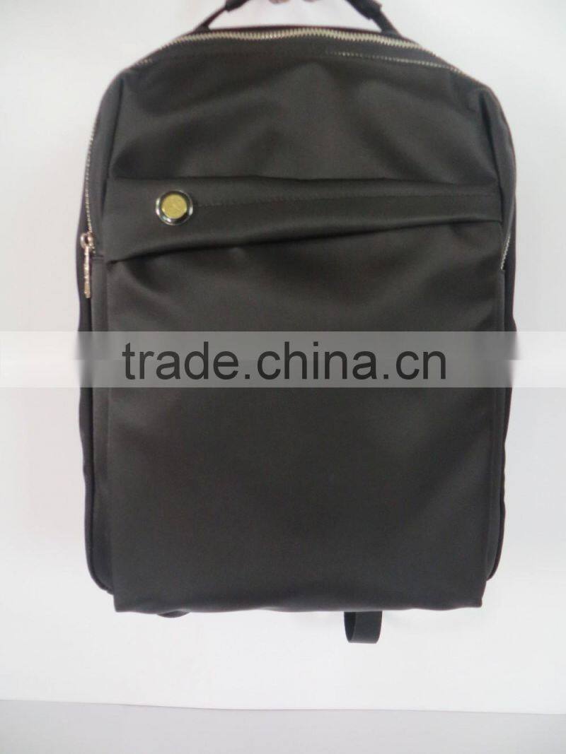 simple laptop black men backpack of high quality