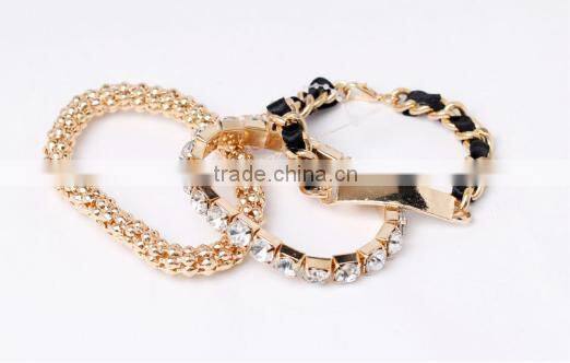 Fancy style crystal great bracelet China wholesale high quality girls bracelet