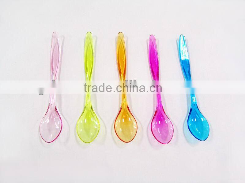 Cheap plastic ice cream spoon