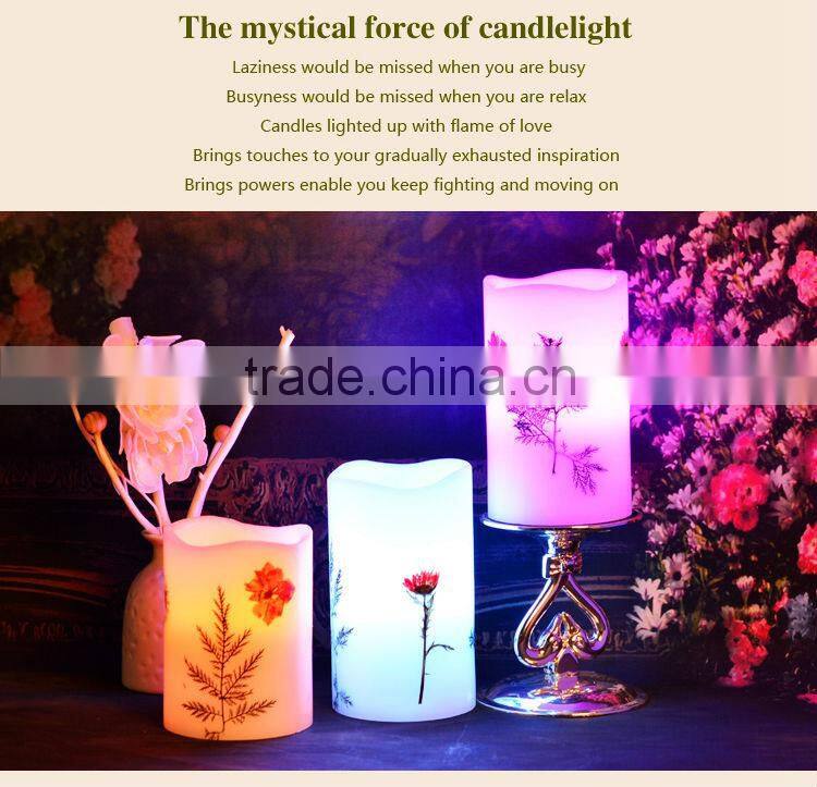 Reative soy wax candle gift set wholesale, wax LED candle, flameless LED candles
