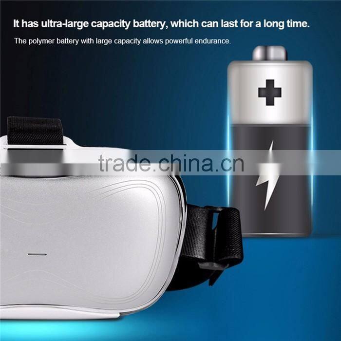 2016 Andriod 4.4 system black and white color vr all in one Omimo vr virtual reality glasses with a high immersion