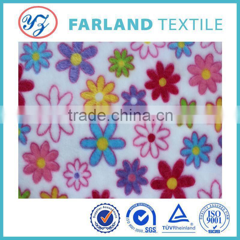 short plush printing fabric/fabric for stuffed animal