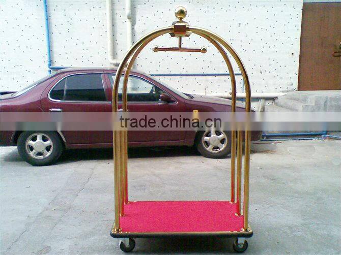 Hotel Lobby Birdcage Luggage Cart