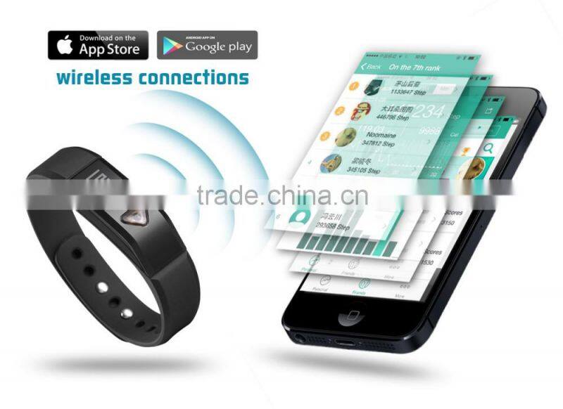 2016 Top Sale Bodybuilding and Fitness Pedometer Tracker & Sleep analysis Smart Bracelet