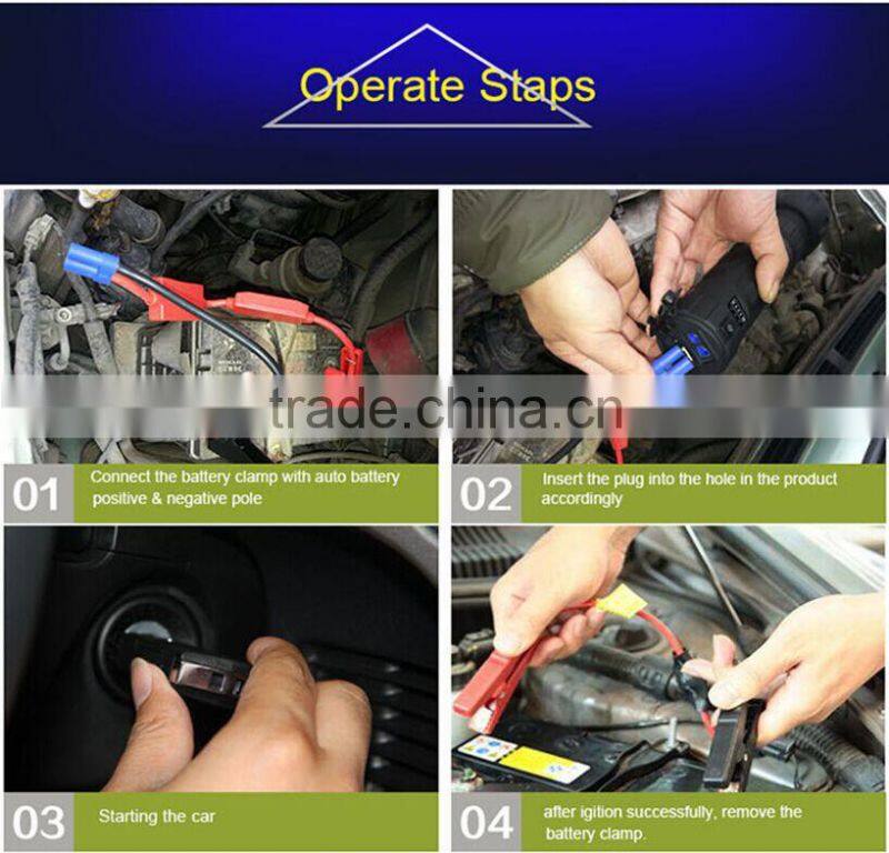 Portable 10000amh multi function jump starter,power bank car jump starter ,auto car jump starter