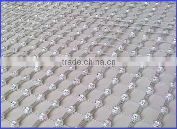 P30 Full color indoor/ outdoor Flexible LED Mesh Screen Display High Definitation