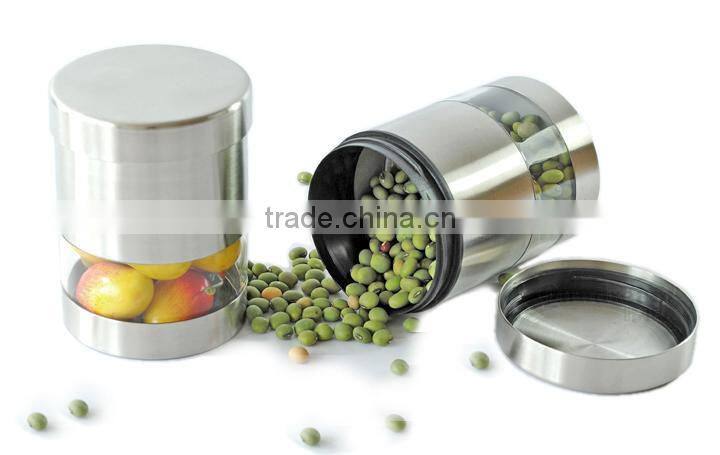 Food Grade Glass jar for Tea Coffee Sugar Corn Nut Home Decor