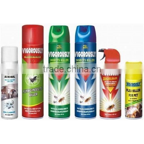 household aerosol insecticide spray