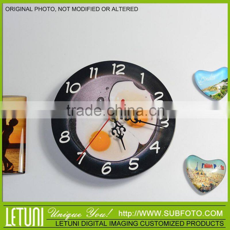 Wooden wall mounted clock shop decoration