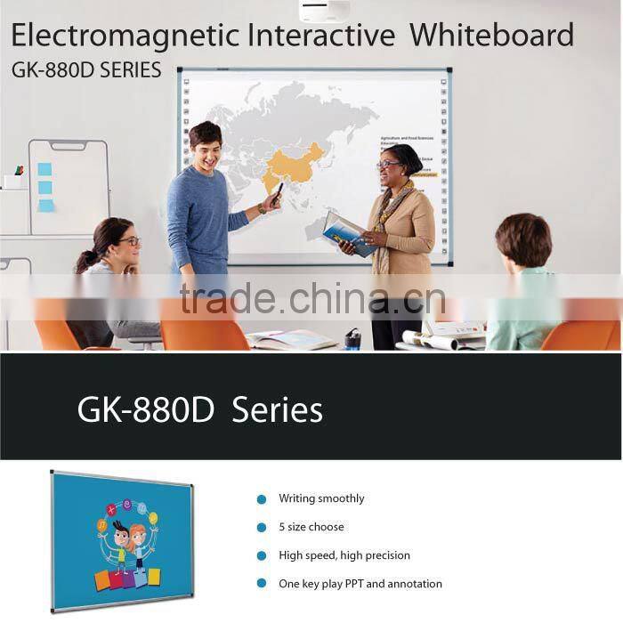 usb magnetic glass whiteboard iq board interactive smart non-glare magnetic glass 2 user writing board