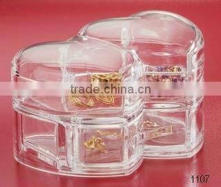 acrylic heart box