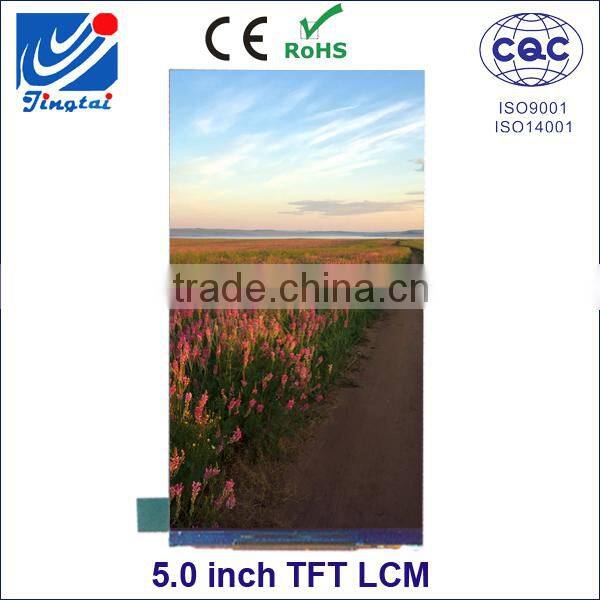 China low price 5 inch tft mobile phone lcd screen with HX8394F driver IC